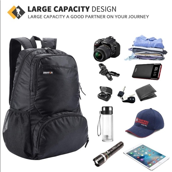 NWT Packable Lightweight Backpack for Travel main image 7